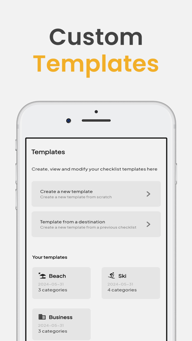 PackMate - Travel Packing List Screenshot