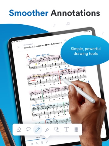 Enote - Sheet Music App iPad screenshot