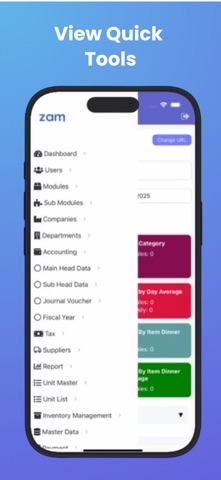 Zam Applications screenshot