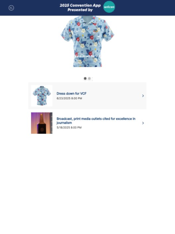 TAL National Convention 2025 iPad screenshot 4 - News app