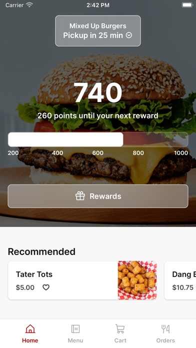 Mixed Up Burgers iPhone screenshot 1 - Food & Drink app