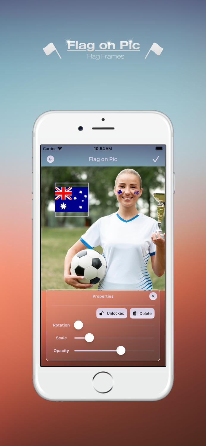 Flag on Pic - Flag Frames