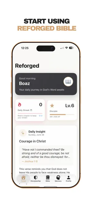 Reforged Bible Study & Memory screenshot 1