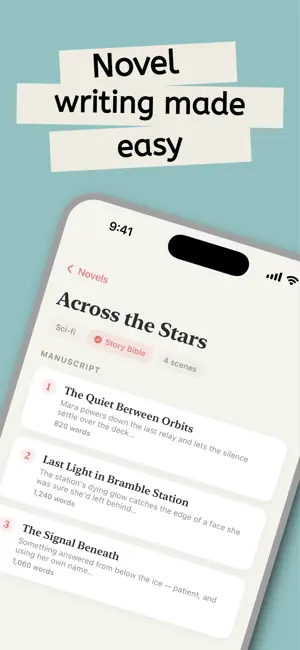 Novelist AI: Novel Writing screenshot 1