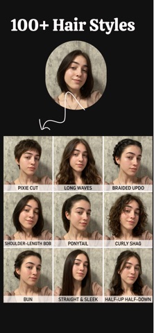 AI Hairstyle and Beard Try-on screenshot