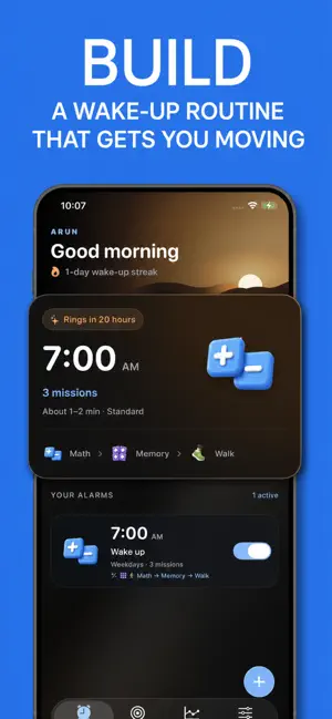 Arun Loud Alarm: Wake Up Early screenshot 1