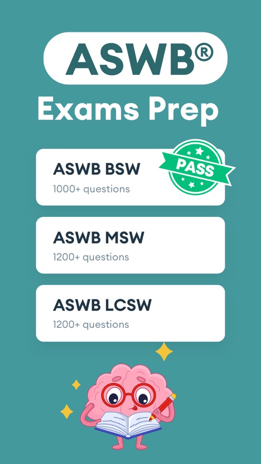 #1. ASWB Exam Prep Practice 2025 (iOS) 게시자: 秀娟 周