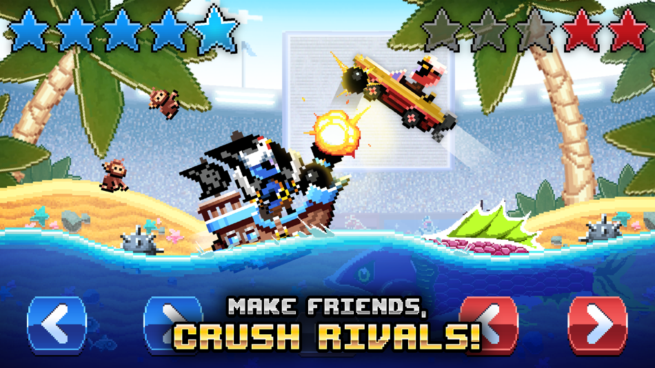 #5. Drive Ahead! - Pixel Car Fight (iOS) 由: Dodreams Fairytale Company Oy