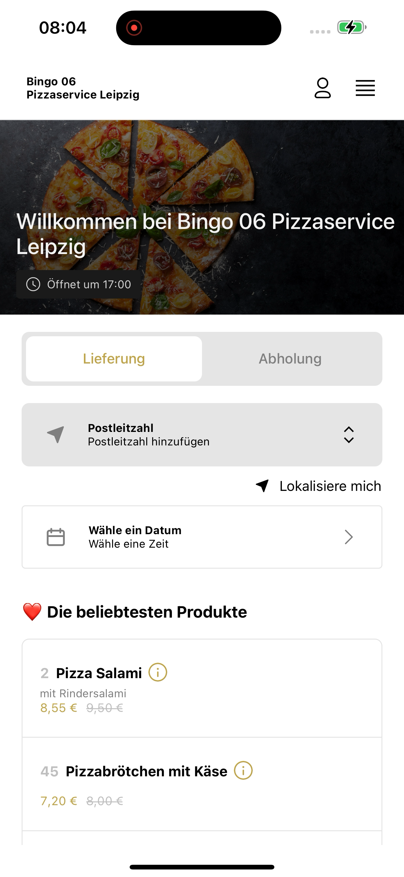 Bingo 06 Pizzaservice Leipzig screenshot 4
