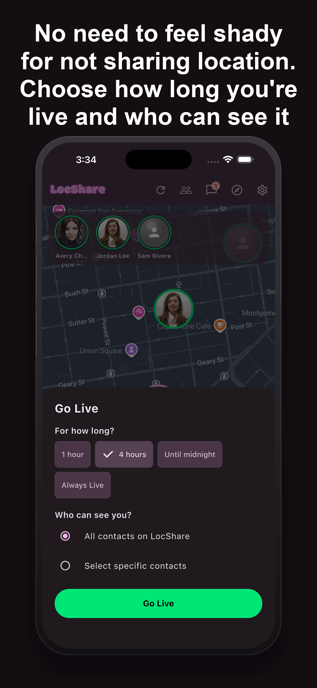 LocShare App screenshot 2