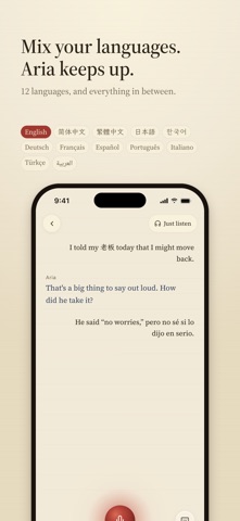 Aria: Talk About Your Day Screenshot 6 of 7