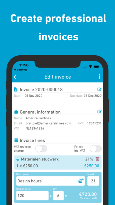 Screenshot 3 of Gekko Invoicing and payments App