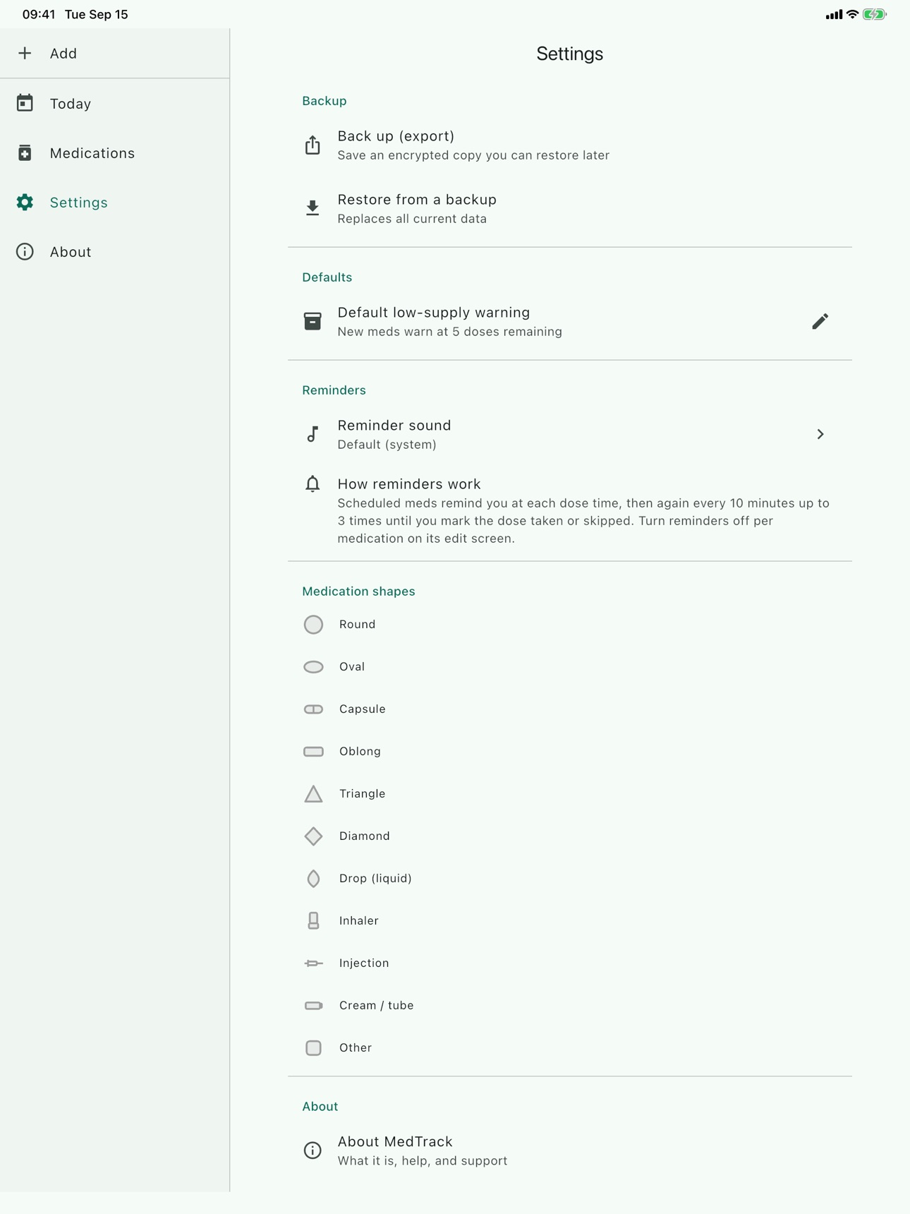 Screenshot 10 of MedTrack