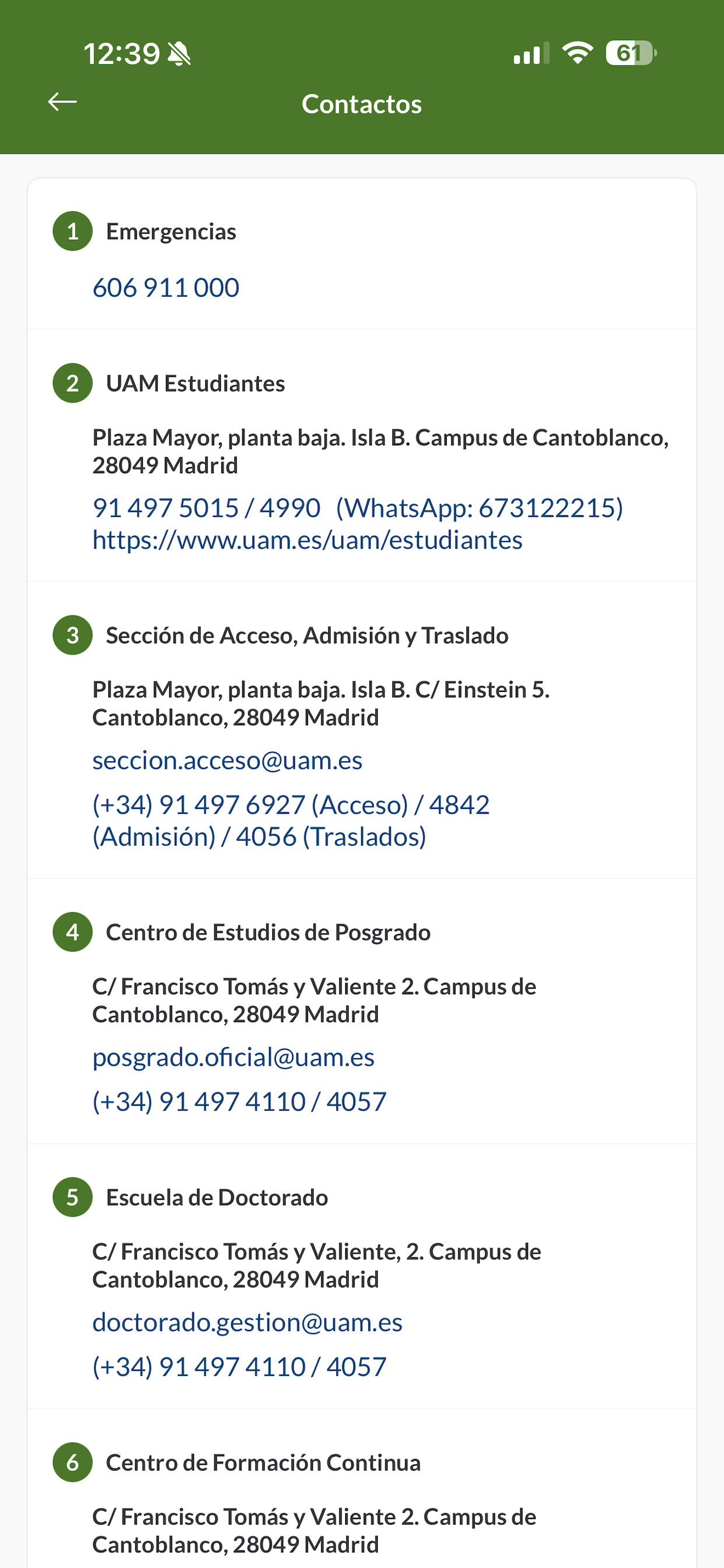 UAM App screenshot 4