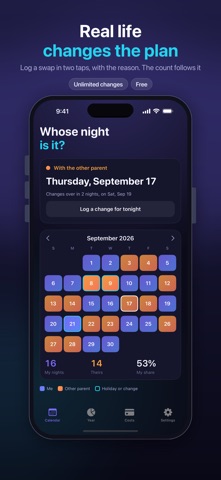 Evendays: Custody Calendar screenshot 3