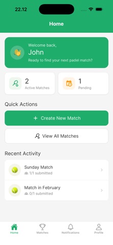 PadelPal-app Screenshot 1 of 4