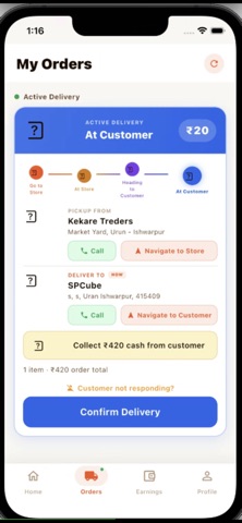 groceri delivery partner Screenshot 4 of 4