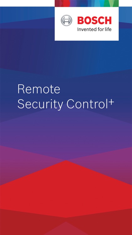 Bosch Remote Security Control+