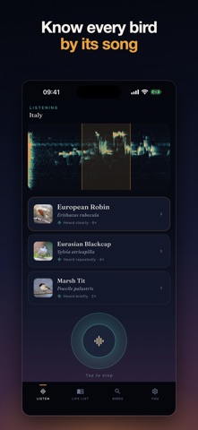 Mockingbird: Bird Song ID iPhone screenshot