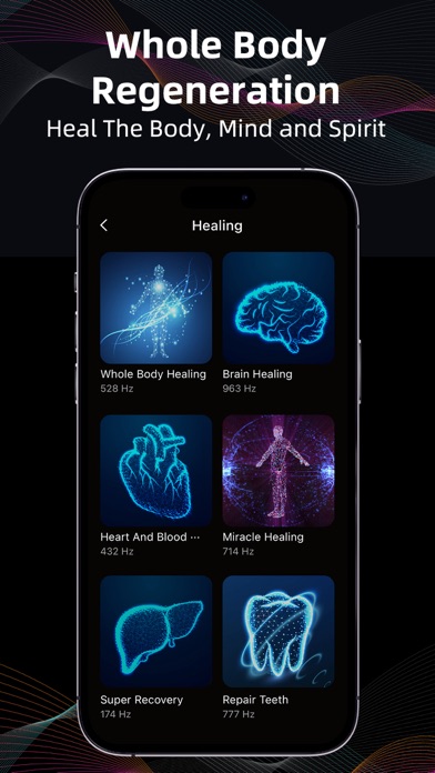 Frequency Healing Sounds Hertz Screenshot