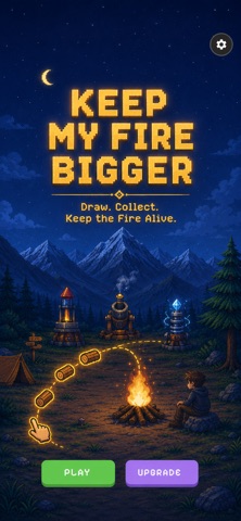 Keep My Fire Bigger iPhone screenshot