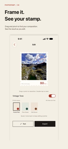 PhotoStamp: Keepsake Stamps screenshot 4