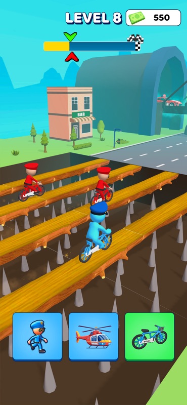 Transform: Police Car Race screenshot 4