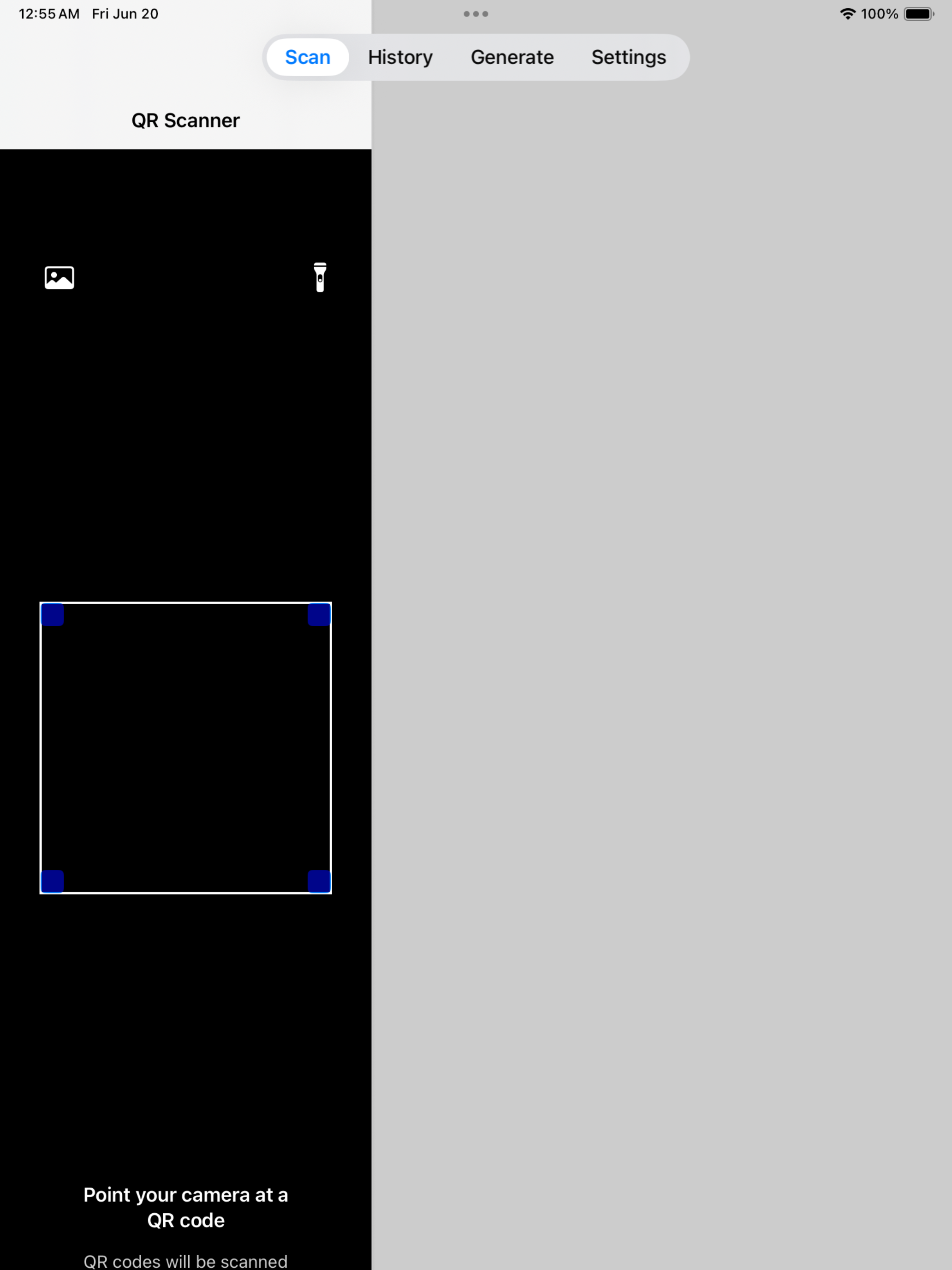 QRScanner: QR code scanner