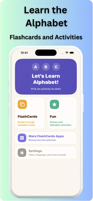 Alphabet Flashcards for Kids screenshot 1