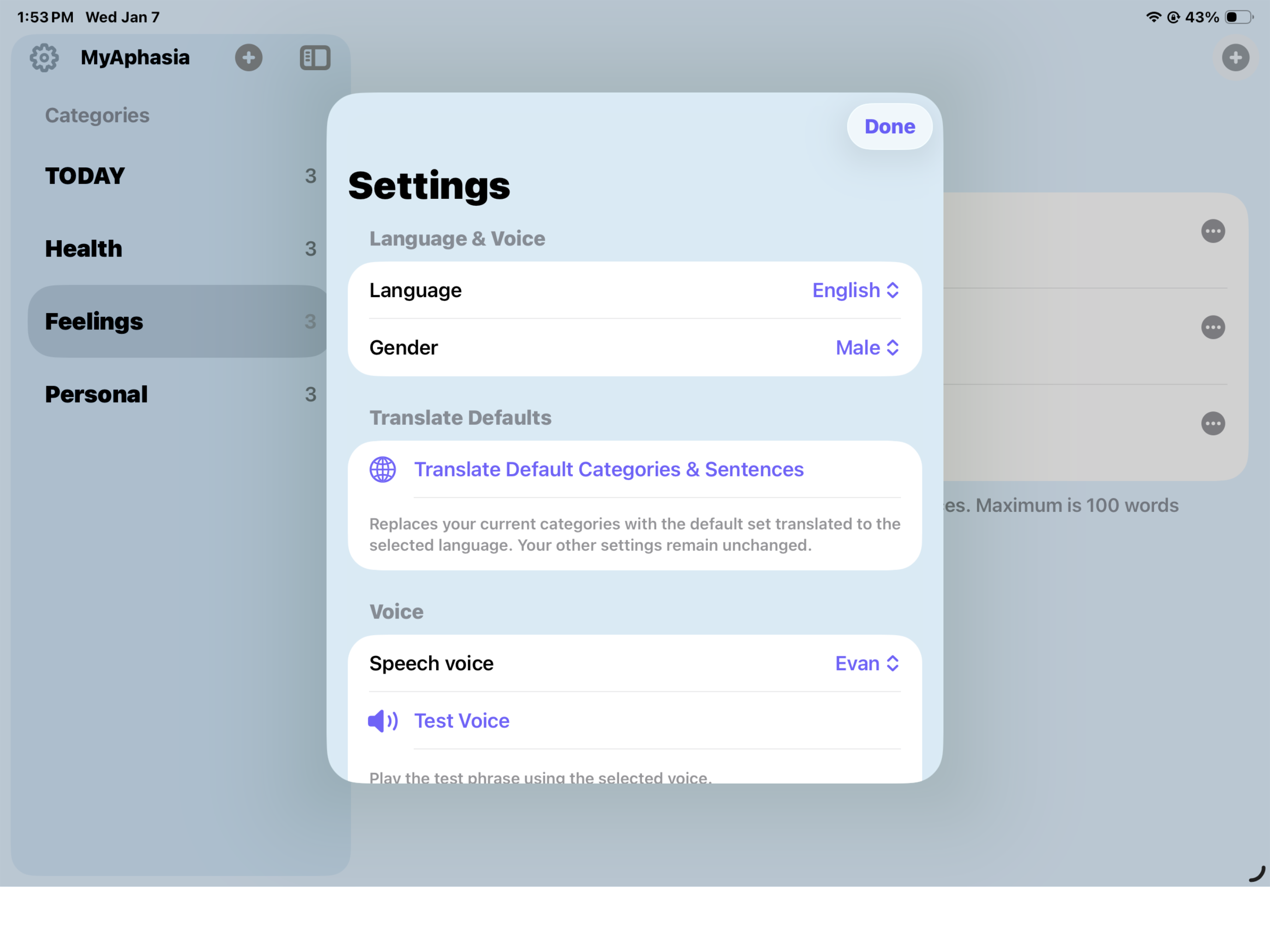 MyAphasia screenshot 8