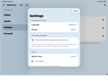 App screenshot