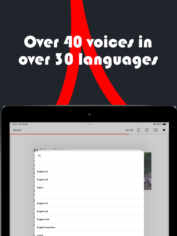 Screenshot #6 pour PDF Voice Reader Aloud