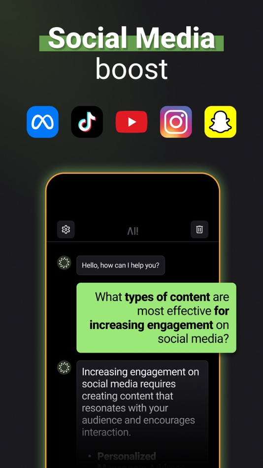 #6. AI! Chatbot Assistant Ask AI (iOS) Podle: GRIMLAX TRADE, S.L.