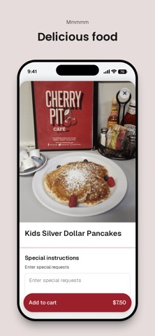 Cherry Pit Cafe iPhone screenshot
