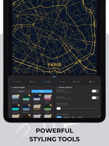 Cartographic iPad screenshot