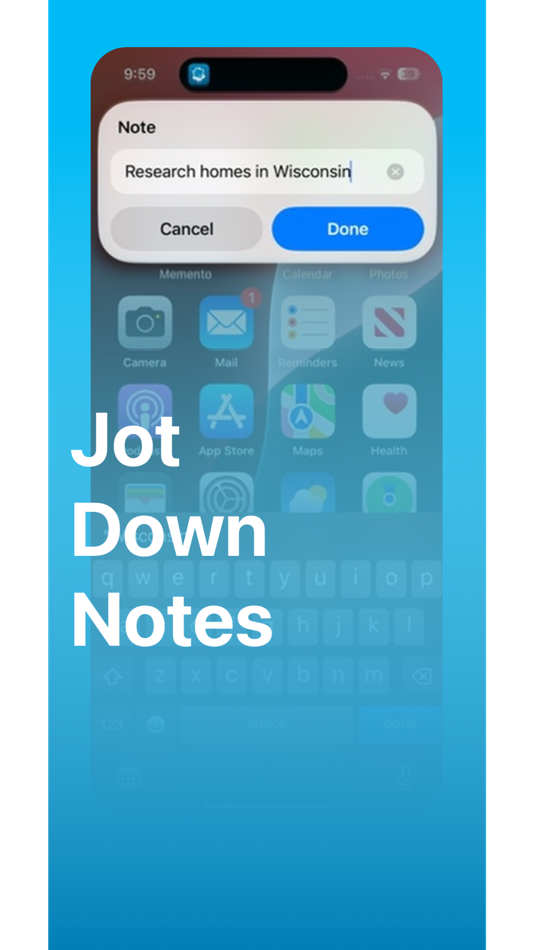 #4. Memento - Your Mental Inbox (iOS) 由: Benjamin Uri Rubin