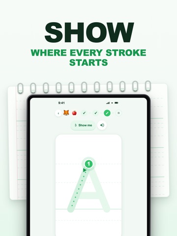 Sprout: Trace & Learn to Write iPad screenshot
