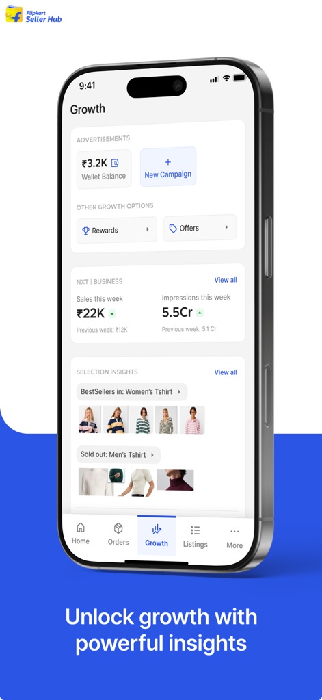 Flipkart Seller Hub - flipkart-seller-hub-growth-insights