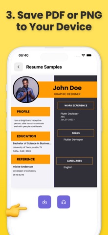 Resume Templapte CV Maker Screenshot 5 of 5