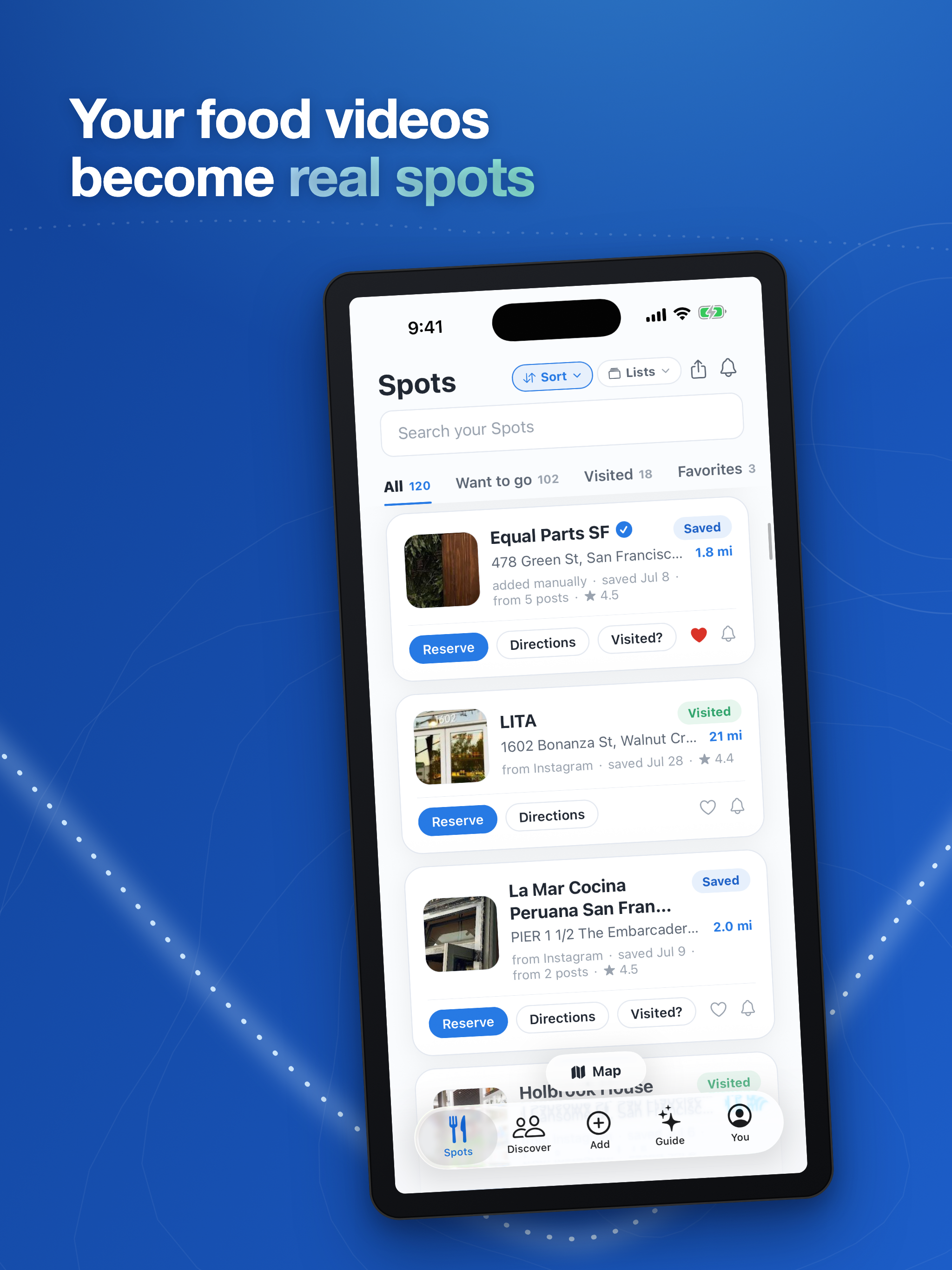 Spotguide - Save Food Spots screenshot 9