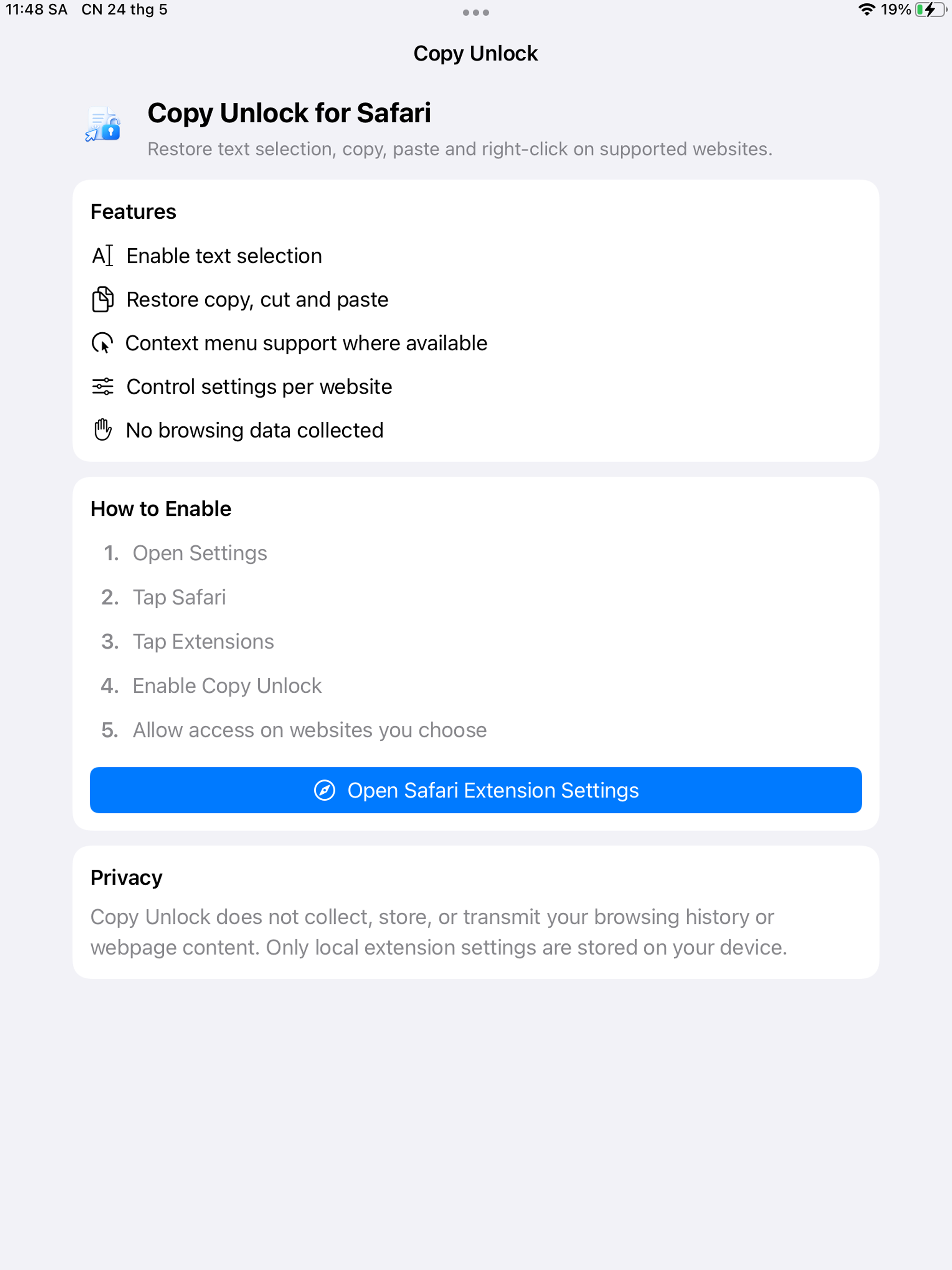 Copy Unlock screenshot 4