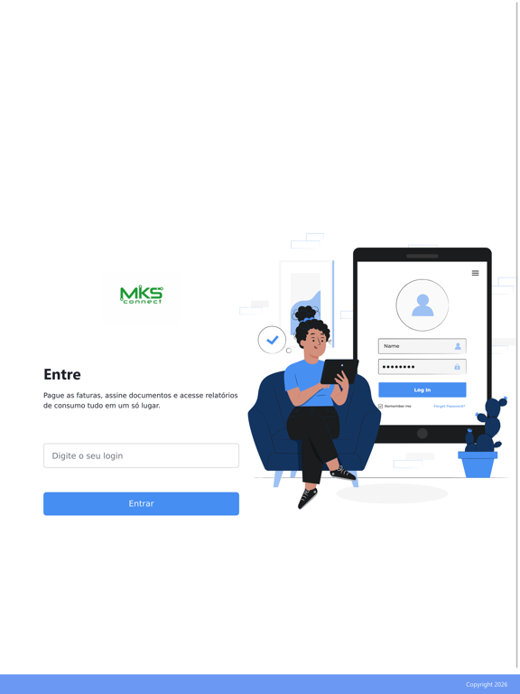 MKS CONNECT iPad screenshot