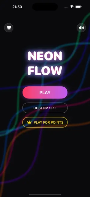 Neon Flow: Relax Puzzle iPhone App