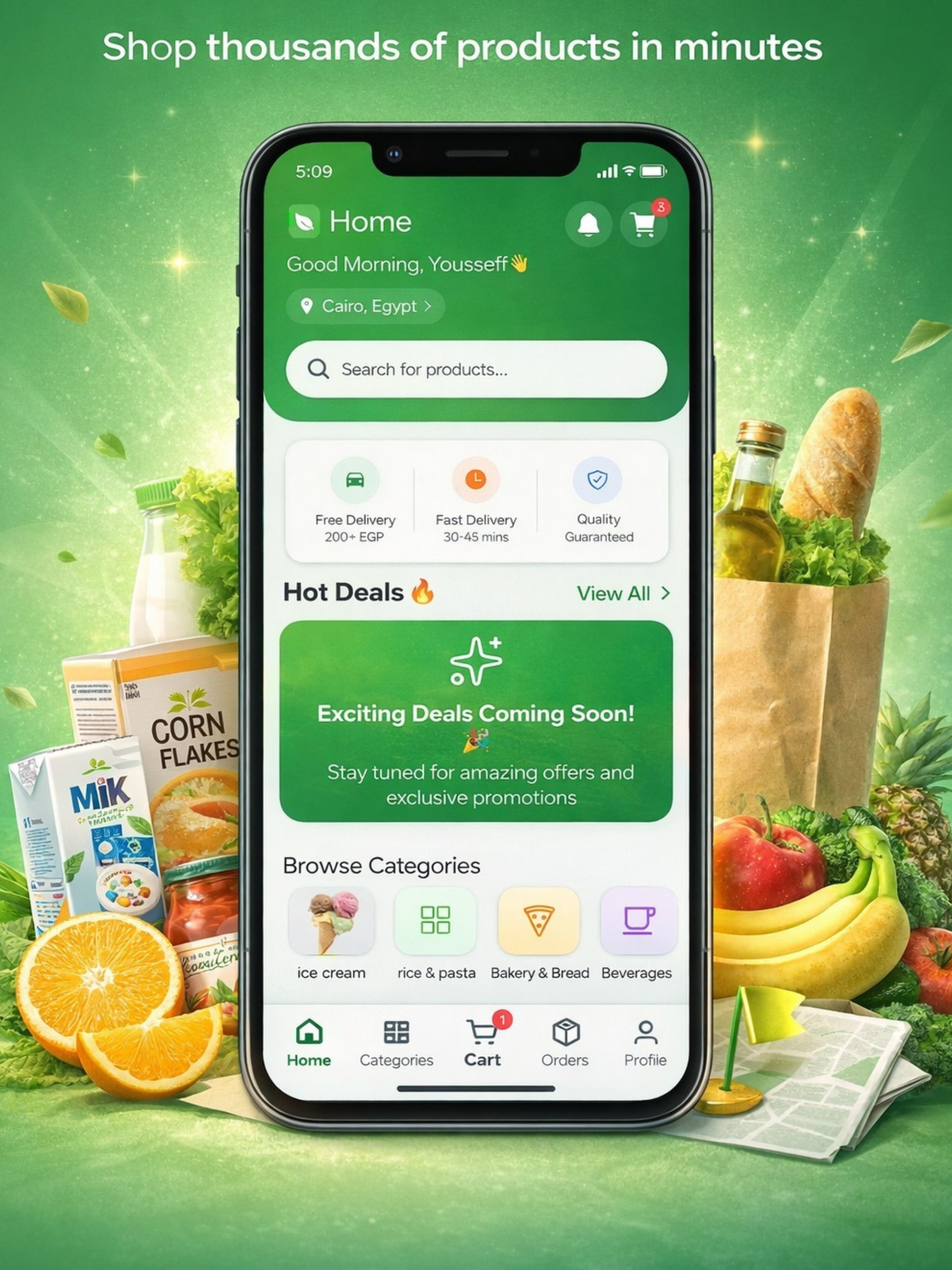Cart Grocery Shop