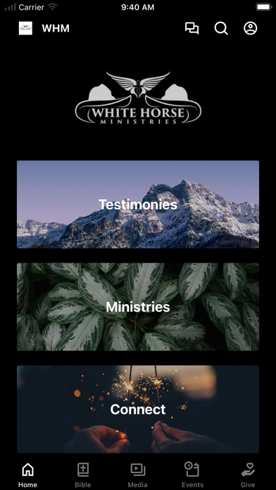White Horse Ministries Inc app screenshot