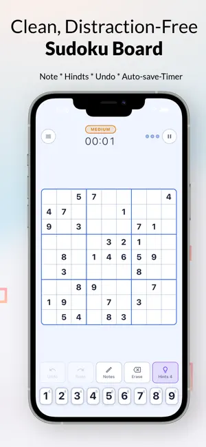 Classic Sudoku Master! screenshot 3