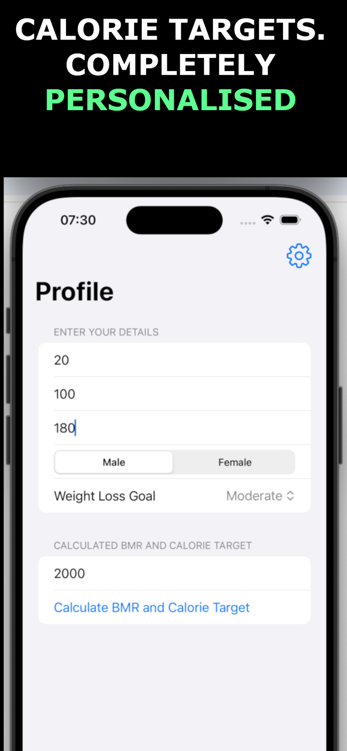 Clarity Calorie Counter