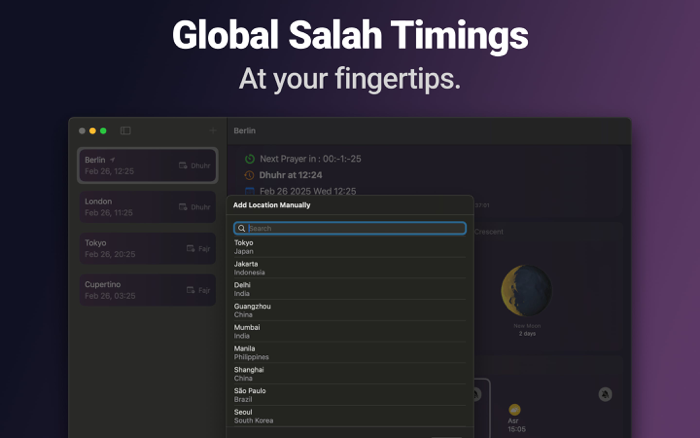 Adhan - Prayer Timings