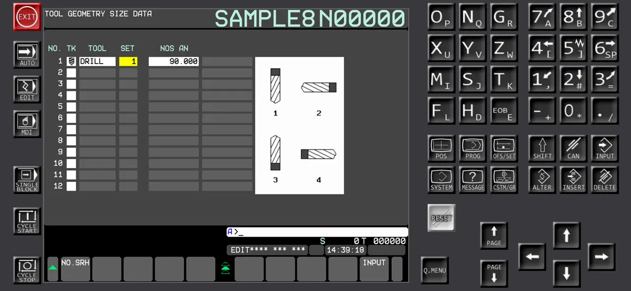 Screenshot #2 pour Fanuc CNC Simulator