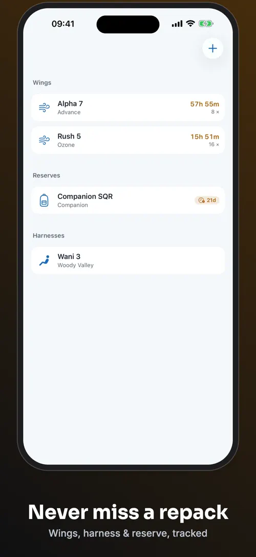 XC Log on iPhone: screenshot 5 of 6
